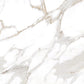 White with Gray-Gold 24x24 Polished Square Porcelain Large Format Tile (4 pack, 15.5 sq ft/case)