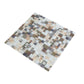 White Beige 12x12 Glossy Square Glass Mosaic Tile (10 pack, 10.85 sq ft/case) - Sample