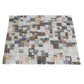 White Beige 12x12 Glossy Square Glass Mosaic Tile (10 pack, 10.85 sq ft/case) - Sample