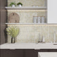 Gold White 11x11 Glossy Fan Fish Scale Glass Mosaic Tile (10 pack, 8.48 sq ft/case)