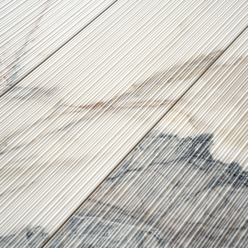 Cool White with Subtle Gray 12x48 Matte Porcelain Large Format Tile (3 pack, 11.63 sq ft/case) - Sample