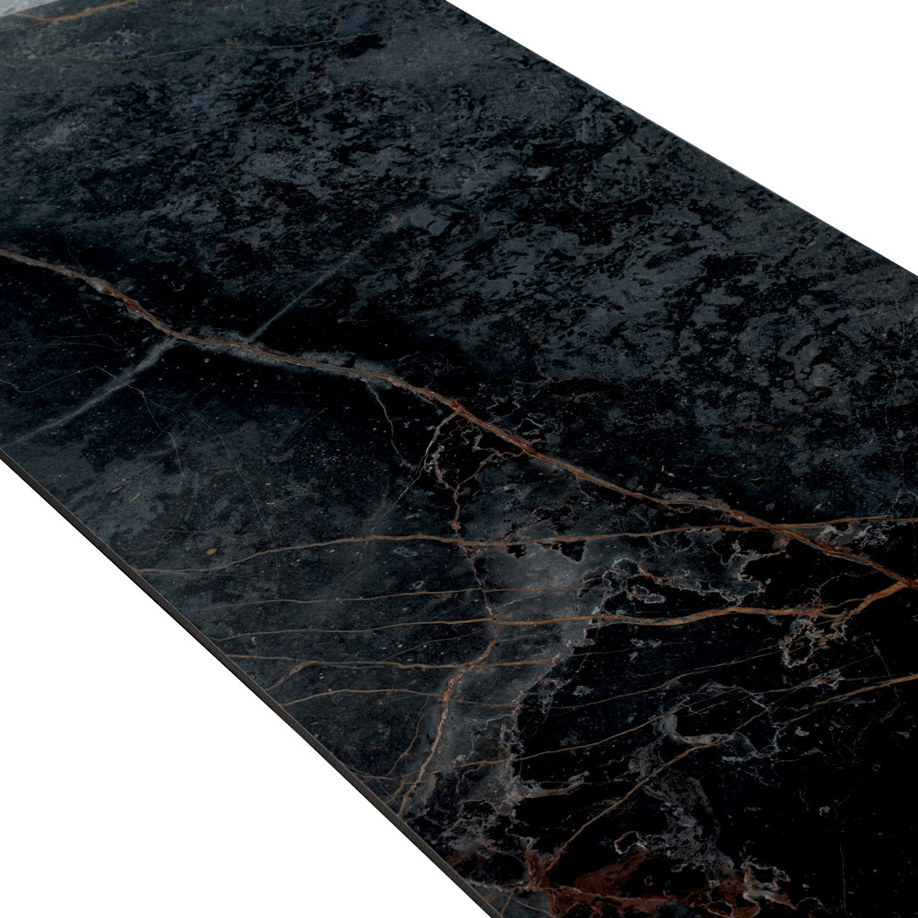 Charcoal Gray with Fiery Copper 24x48 Matte Porcelain Large Format Tile (2 pack, 15.5 sq ft/case)
