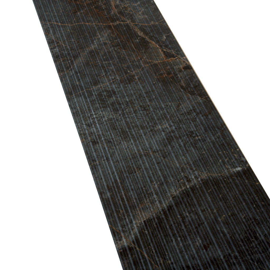 Slate Gray with Molten Copper 12x48 Matte Porcelain Large Format Tile (3 pack, 11.63 sq ft/case) - Sample