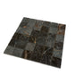 Dark Gray Blue Orange Vein 12x12 Matte Square Porcelain Mosaic Tile (11 pack, 10.76 sq ft/case)