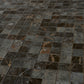 Dark Gray Blue Orange Vein 12x12 Matte Square Porcelain Mosaic Tile (11 pack, 10.76 sq ft/case)