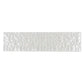 Pearl White 3x12 Textured Glossy Subway Glass Tile (20 pack, 5 sq ft/case) - Sample