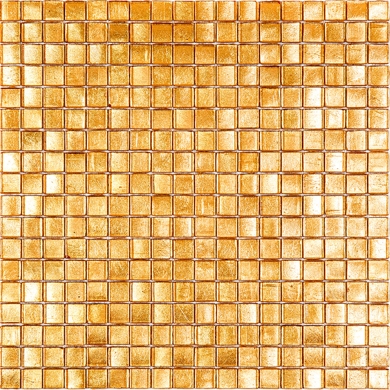 Gold Yellow 12x12 Glossy Uniform Square Glass Mosaic Tile (20 pack, 18.69 sq ft/case)