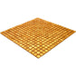Gold Yellow 12x12 Glossy Uniform Square Glass Mosaic Tile (20 pack, 18.69 sq ft/case) - Sample