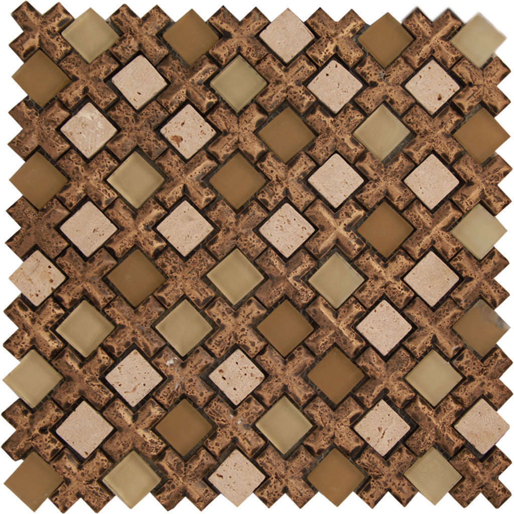 Brown Mirror Mosaic Tile