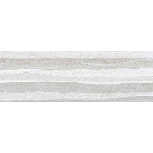 Arenza 12x36 Light Gray Ceramic Large Format Stone Look Wall Tile (4 Pack, 11.63 sq ft/case) - Sample