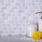 12x12 White Carrara Glass Tile