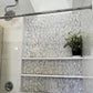 12x12 White and Gray Wall Tile