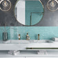 Sky Blue 12x12 Glossy Brick Glass Mosaic Tile (5 pack, 4.92 sq ft/case)