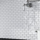 White 12x12 Glossy Brick Glass Mosaic Tile (5 pack, 4.92 sq ft/case)