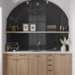 Black 12x12 Glossy Brick Glass Mosaic Tile (5 pack, 4.92 sq ft/case)