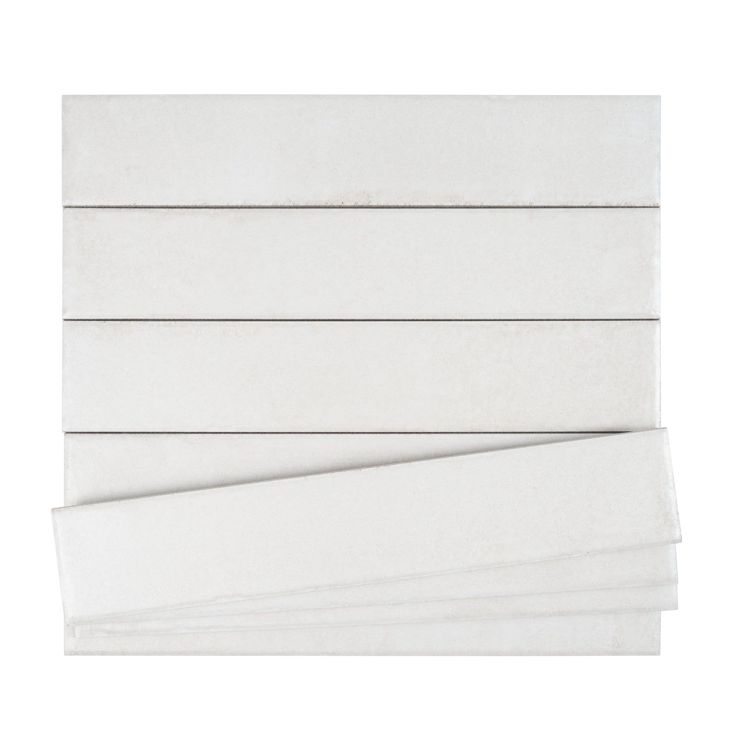 Cadence 3x16 Crisp White Porcelain Subway Wall and Floor Tile (44 Pack, 14.21 sq ft/case) - Sample