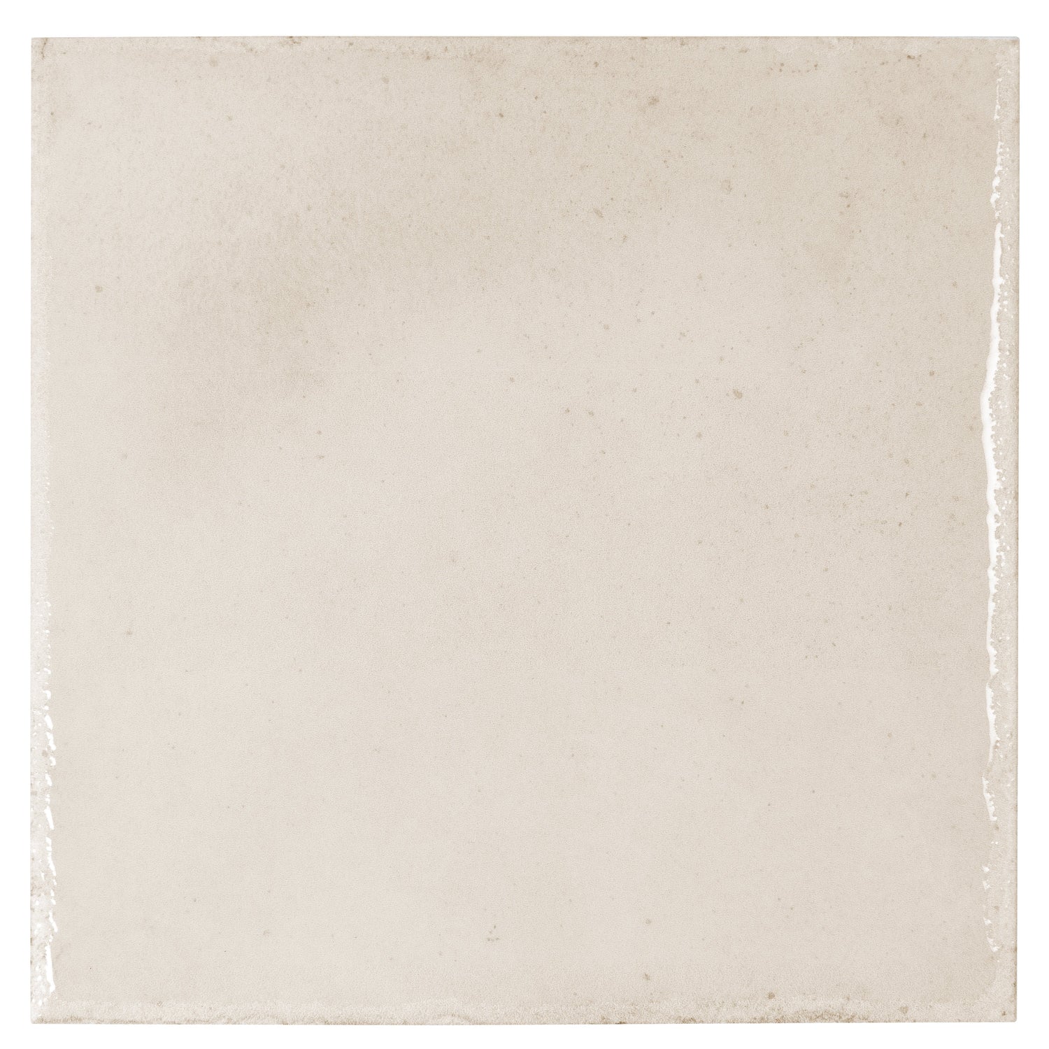 Cadence 8x8 Warm Ivory Porcelain Zellige Square Wall and Floor Tile (29 Pack, 12.49 sq ft/case) - Sample