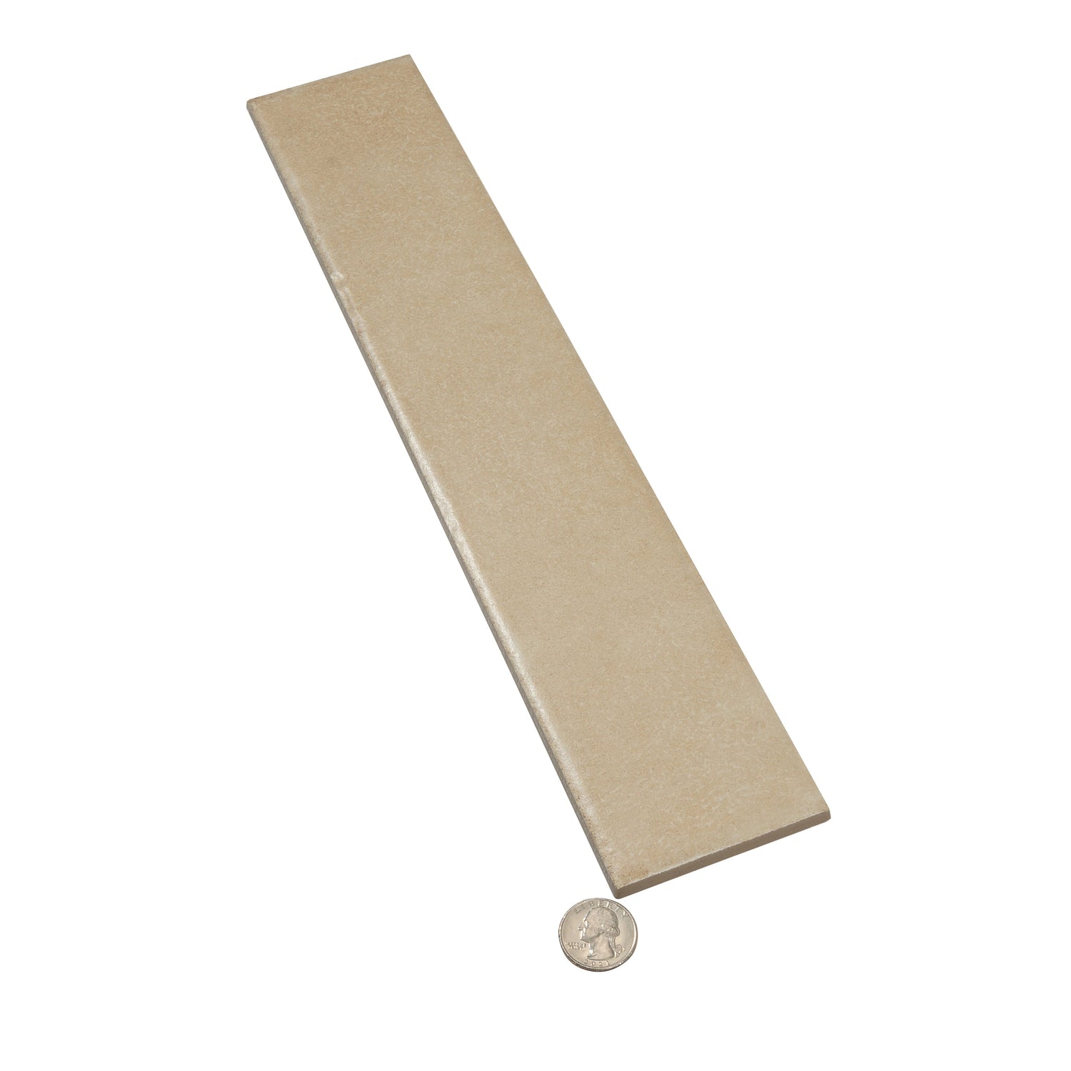 Cadence 3x16 Soft Beige Porcelain Zellige Square Wall and Floor Tile (44 Pack, 14.21 sq ft/case) - Sample