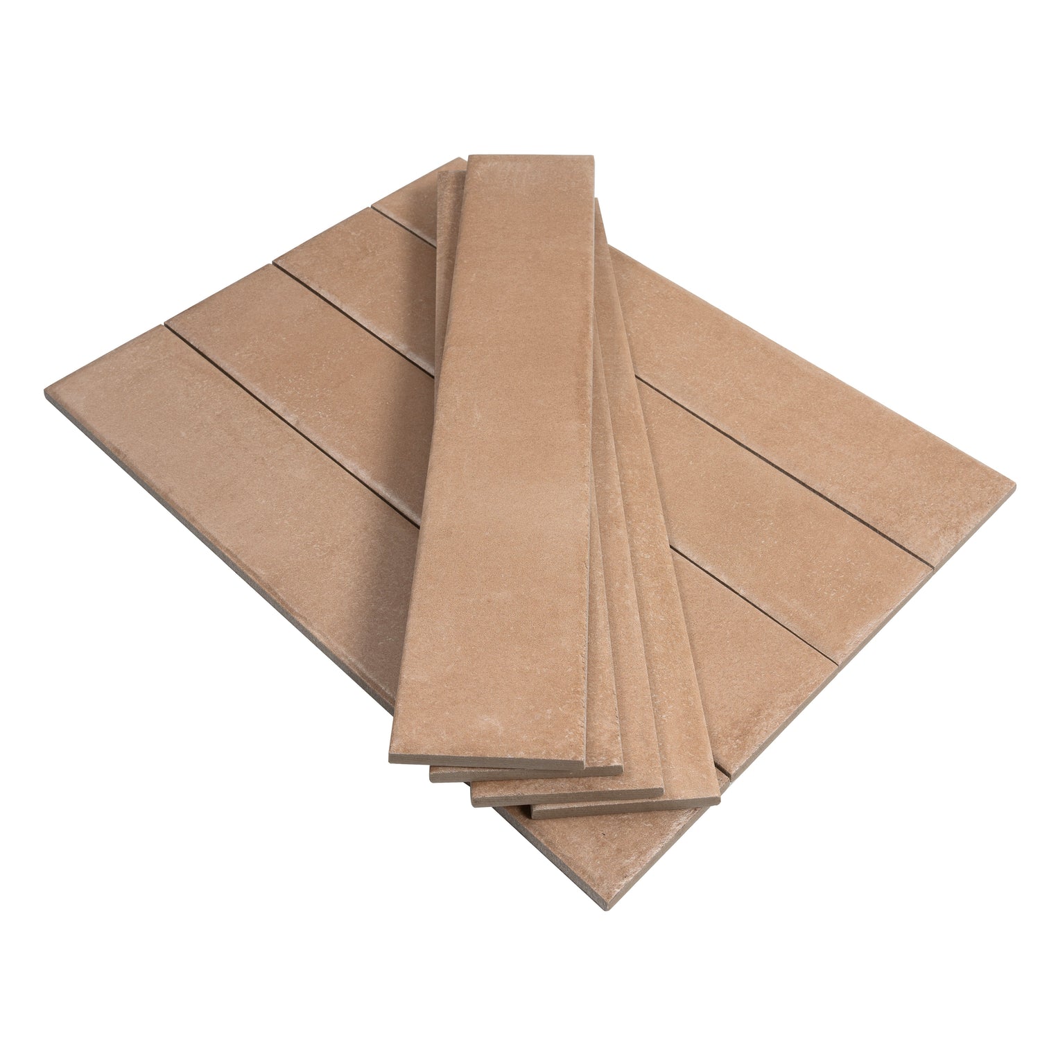 Cadence 3x16 Earthy Terracotta Porcelain Subway Wall and Floor Tile (44 Pack, 14.21 sq ft/case) - Sample