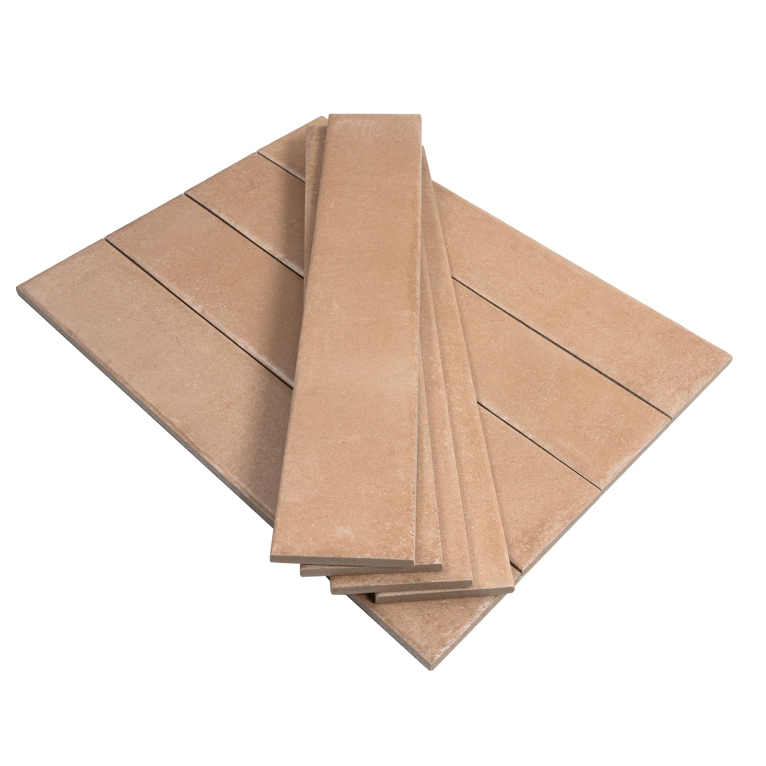 Cadence 3x16 Earthy Terracotta Porcelain Subway Wall and Floor Tile (44 Pack, 14.21 sq ft/case) - Sample