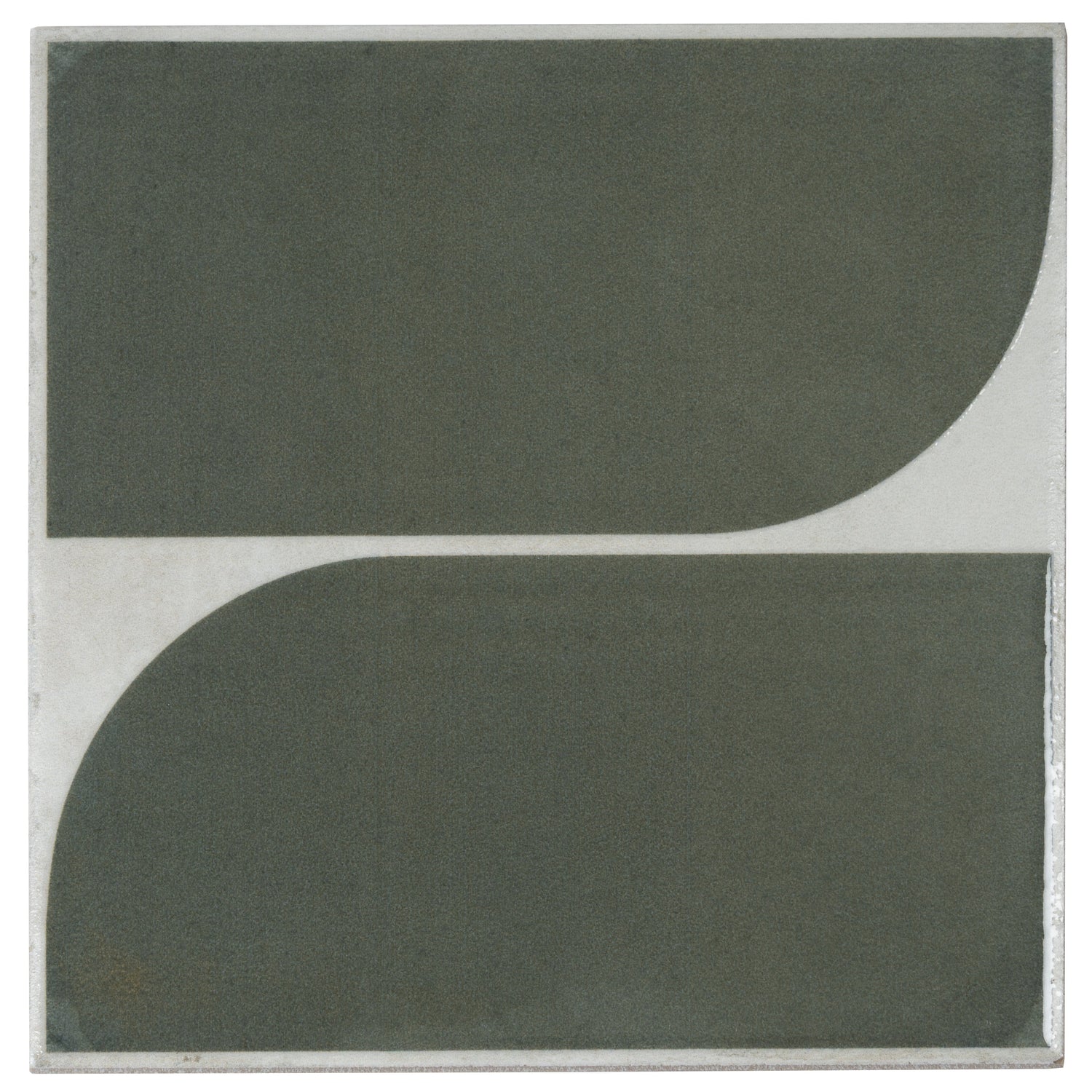 Cadence 8x8 Sage Green Gray Porcelain Square Motif Wall and Floor Tile (29 Pack, 12.49 sq ft/case) - Sample