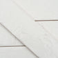 Valenza 2x16 Soft White Ceramic Zellige Subway Wall Tile (50 Pack, 10.76 sq ft/case) - Sample