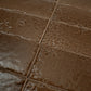 Valenza 2x16 Terra Mocha Ceramic Zellige Subway Wall Tile (50 Pack, 10.76 sq ft/case) - Sample