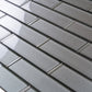 Contemporary Gray Glass Tile