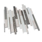 Gray White 12x12 Polished Matte Brick Glass Stone Mosaic Tile (5 pack, 4.83 sq ft/case) - Sample