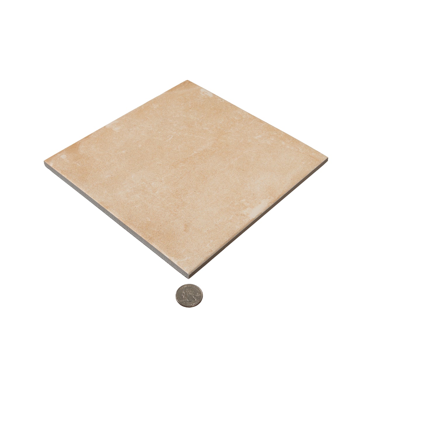 Terracotta Beige 9x9 Matte, Glossy Plain Square Porcelain Tile (13 pack, 6.96 sq ft/case)
