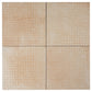 Terracotta Beige 9x9 Matte, Glossy Dotted Square Porcelain Tile (13 pack, 6.96 sq ft/case)