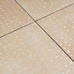Terracotta Beige 9x9 Matte, Glossy Dotted Square Porcelain Tile (13 pack, 6.96 sq ft/case)