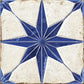 Blue White 9x9 Matte-Layer Tech Star Square Porcelain Tile (13 pack, 6.96 sq ft/case)