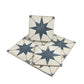 Faenza 8x8 White Navy Porcelain Square Motif Wall and Floor Tile (15 Pack, 6.46 sq ft/case) - Sample