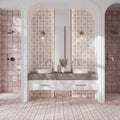 Dusty Pink 8x8 Matte Square Porcelain Tile (15 pack, 6.46 sq ft/case)