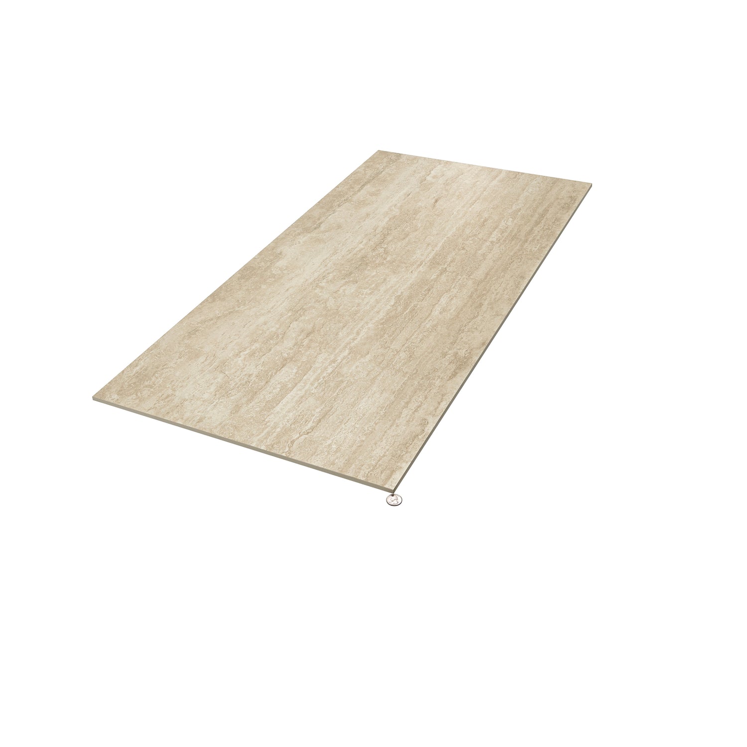 Terrain 24x48 Warm Beige Porcelain Large Format Plain Wall and Floor Tile (2 Pack, 15.55 sq ft/case) - Sample