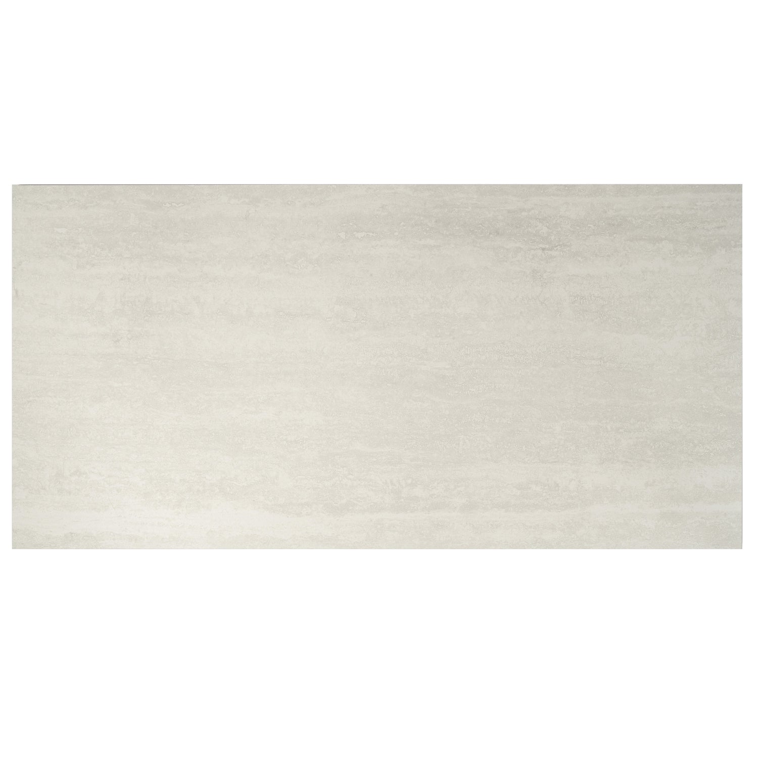 Terrain 24x48 Ivory Porcelain Large Format Plain Wall and Floor Tile (2 Pack, 15.55 sq ft/case) - Sample