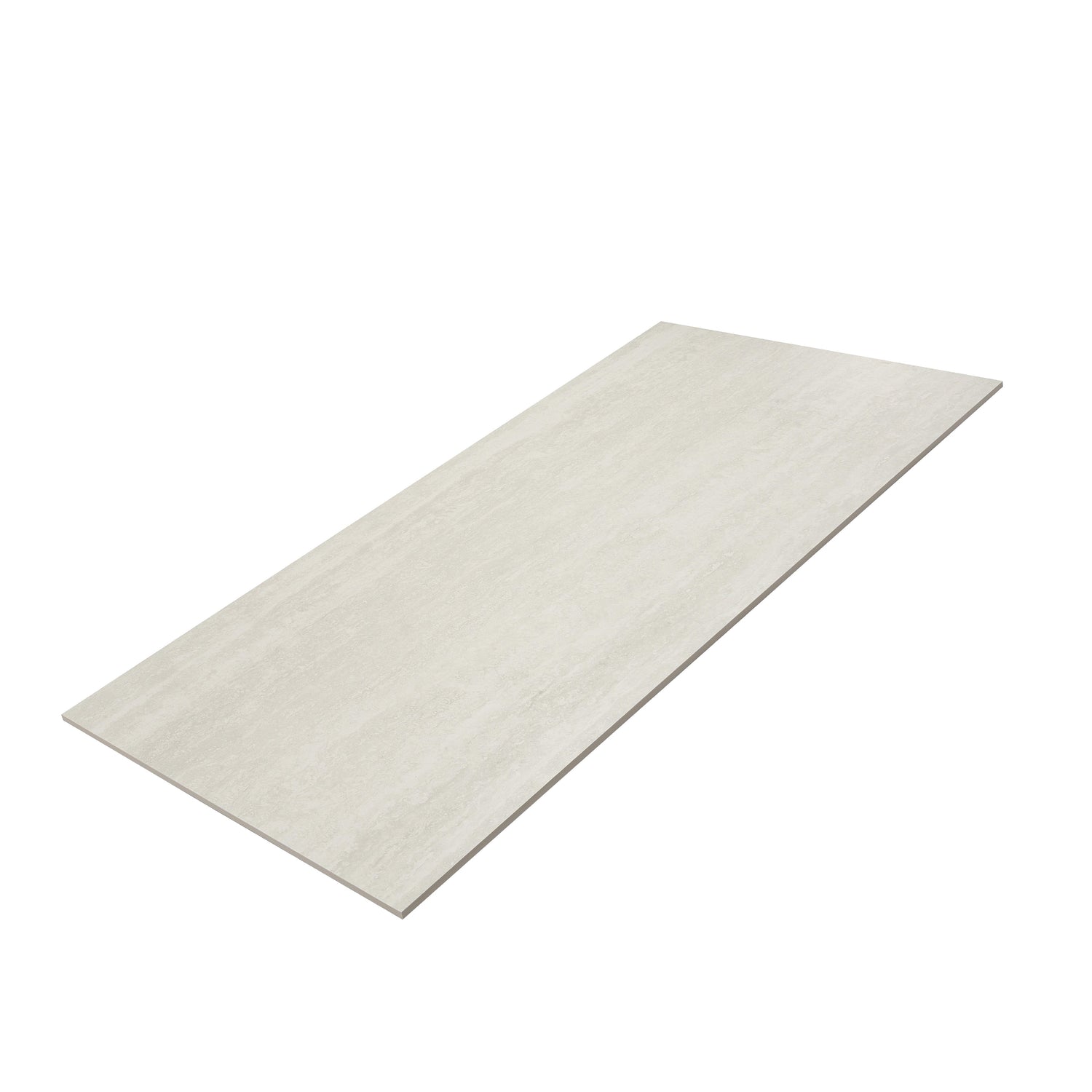 Terrain 24x48 Ivory Porcelain Large Format Plain Wall and Floor Tile (2 Pack, 15.55 sq ft/case) - Sample