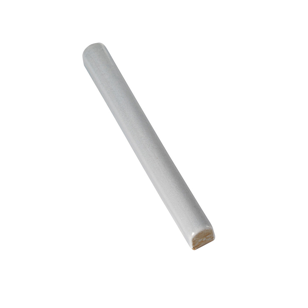 Light Stone Blue 0.6x6 Glossy Ceramic Pencil Tile Trim (10 pack, 0.25 sq ft/case) - Sample