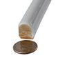 Light Stone Blue 0.6x6 Glossy Ceramic Pencil Tile Trim (10 pack, 0.25 sq ft/case) - Sample
