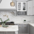 White Gray 16x48 Matte Ceramic Large Format Tile (3 pack, 15.5 sq ft/case)