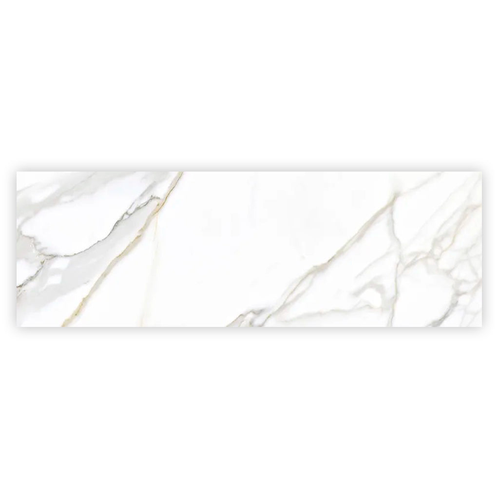 Soft White 16x48 Matte Ceramic Large Format Tile (3 pack, 15.5 sq ft/case) - Sample