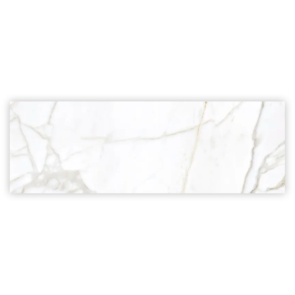 Soft White 16x48 Matte Ceramic Large Format Tile (3 pack, 15.5 sq ft/case) - Sample