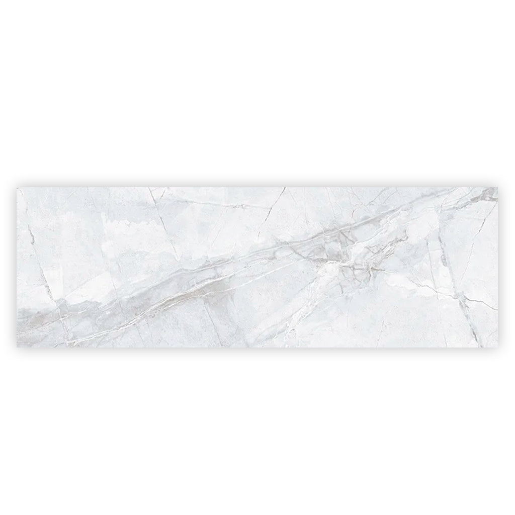 Light Grey White 16x48 Matte Ceramic Large Format Tile (3 pack, 15.5 sq ft/case) - Sample