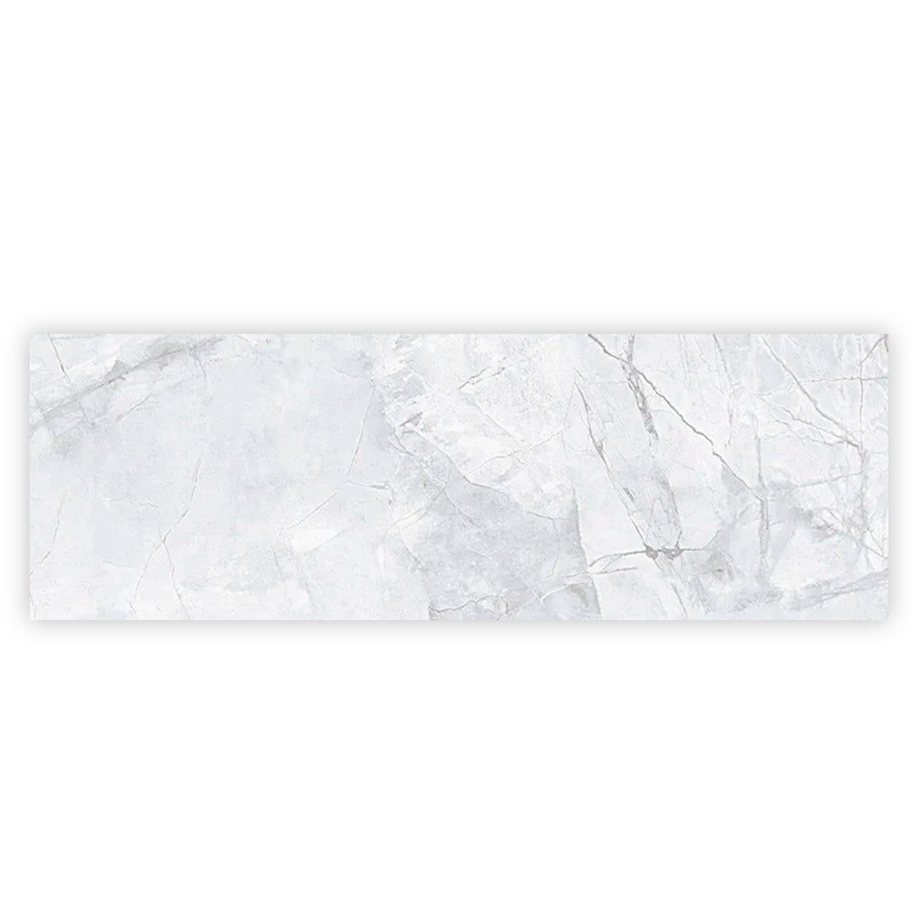 Light Grey White 16x48 Matte Ceramic Large Format Tile (3 pack, 15.5 sq ft/case) - Sample