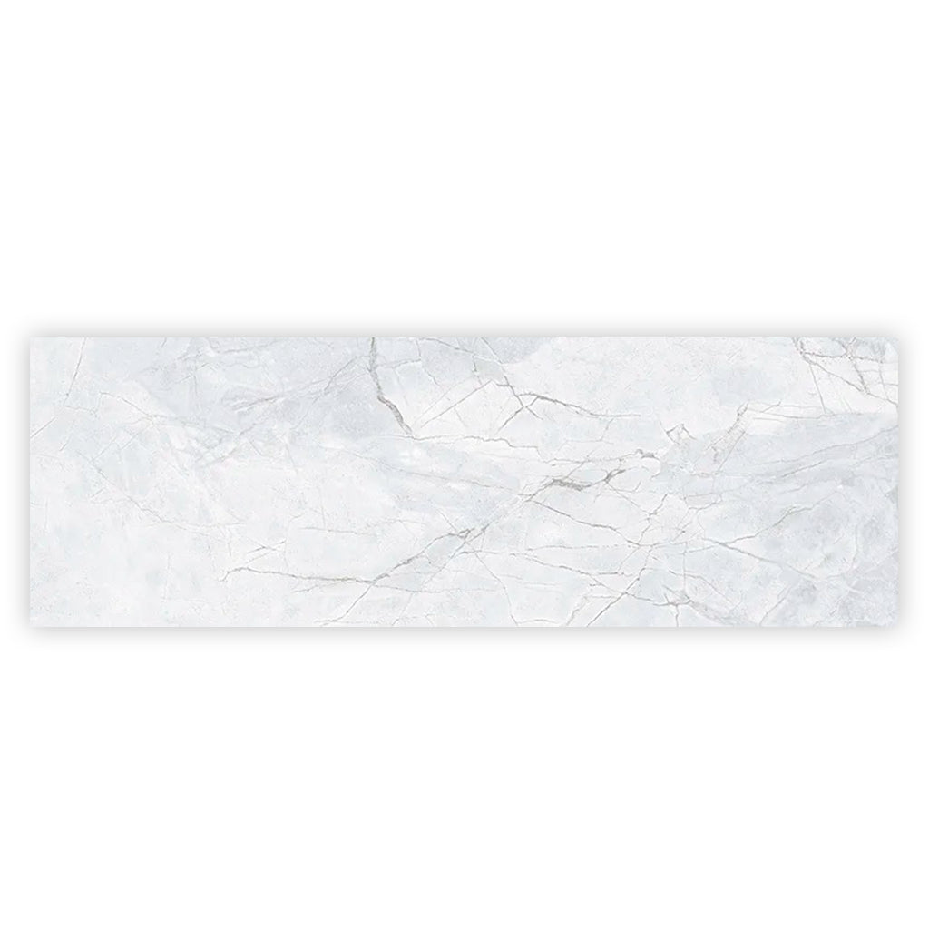 Light Grey White 16x48 Matte Ceramic Large Format Tile (3 pack, 15.5 sq ft/case) - Sample
