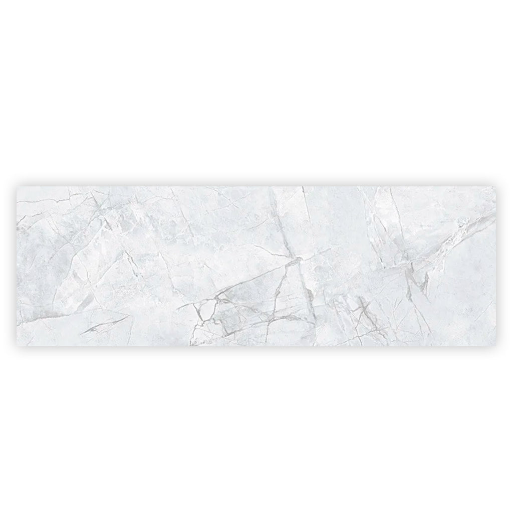 Light Grey White 16x48 Matte Ceramic Large Format Tile (3 pack, 15.5 sq ft/case) - Sample