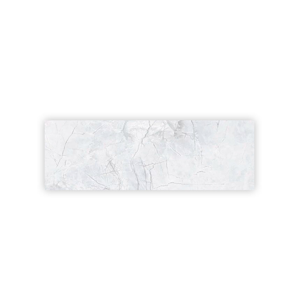 Light Grey White 16x48 Matte Ceramic Large Format Tile (3 pack, 15.5 sq ft/case) - Sample