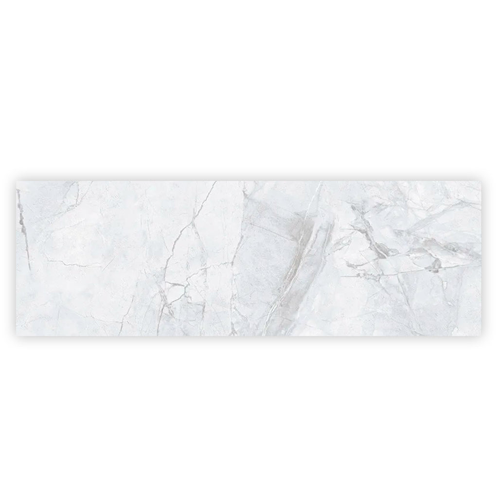 Light Grey White 16x48 Matte Ceramic Large Format Tile (3 pack, 15.5 sq ft/case) - Sample
