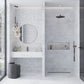 Dove-Gray White 10x12 Matte Chevron Porcelain Mosaic Tile (11 pack, 9.88 sq ft/case)